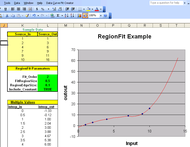 Data Curve Fit Creator Add-in screenshot